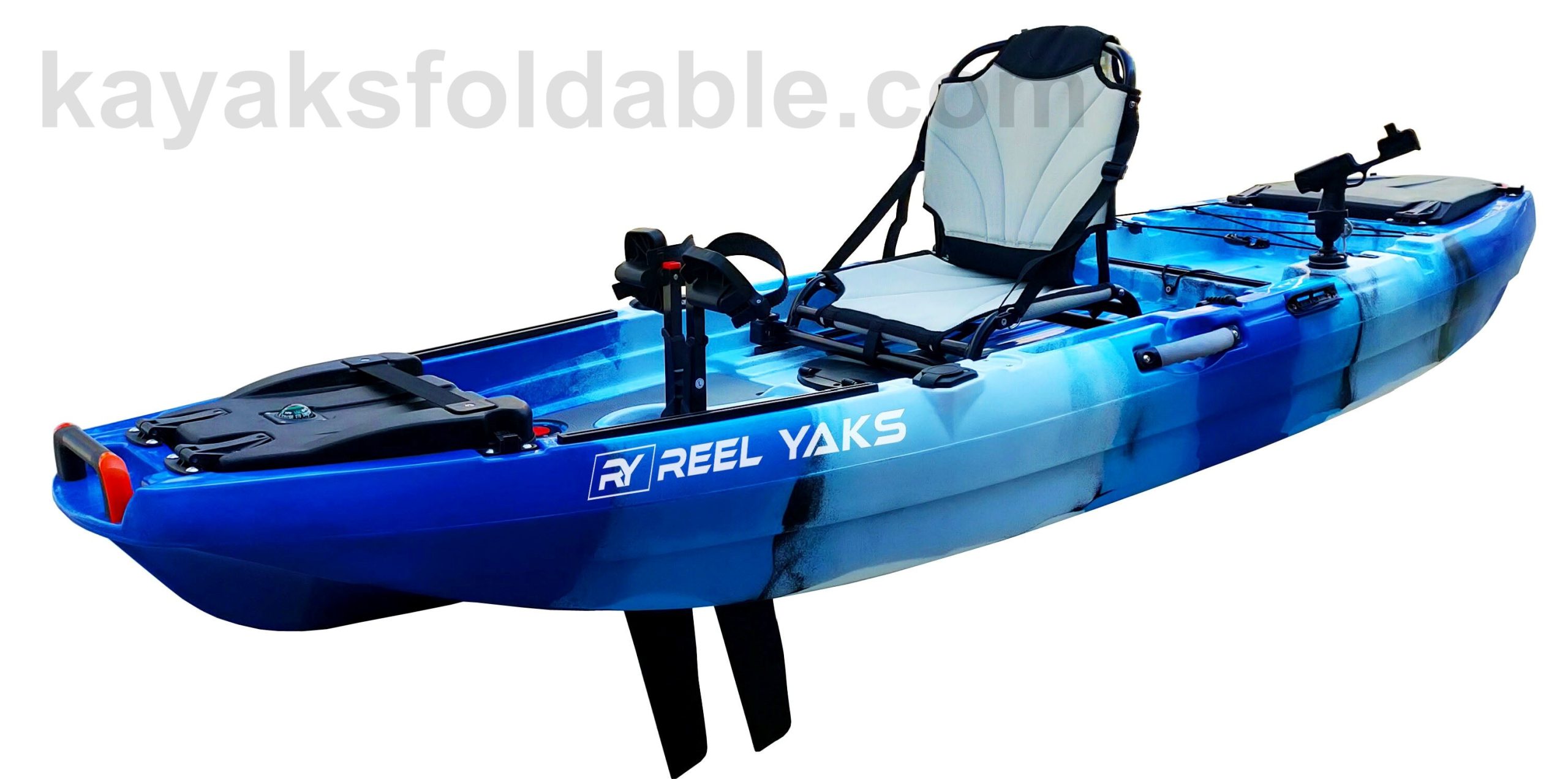 Exquisite 10' Reach Propeller Drive Fishing Kayak, Adults youths kids