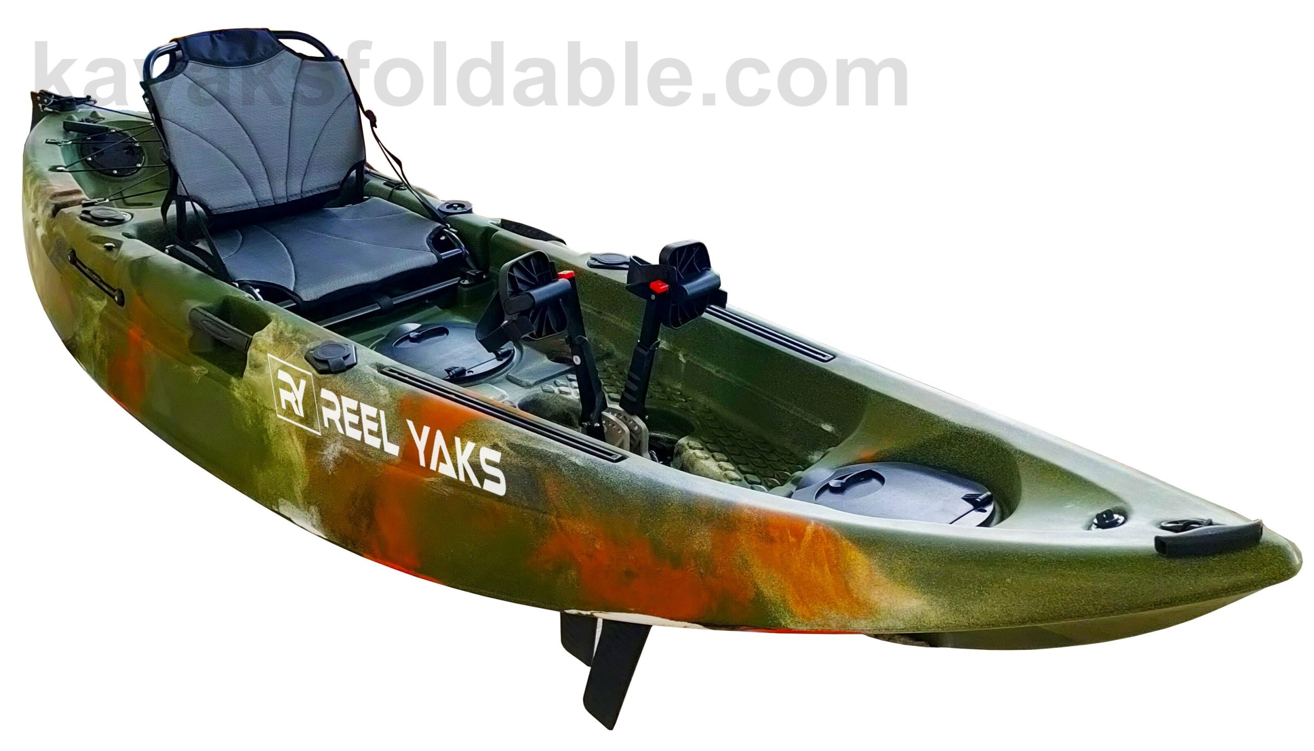 Very Useful 9.5' Razor Fin Drive Angler Kayak, 264 lbs capacity, powerful  drive